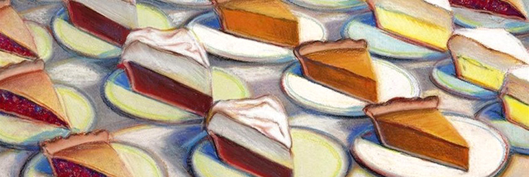 Pies, 1961 by Wayne Thiebaud